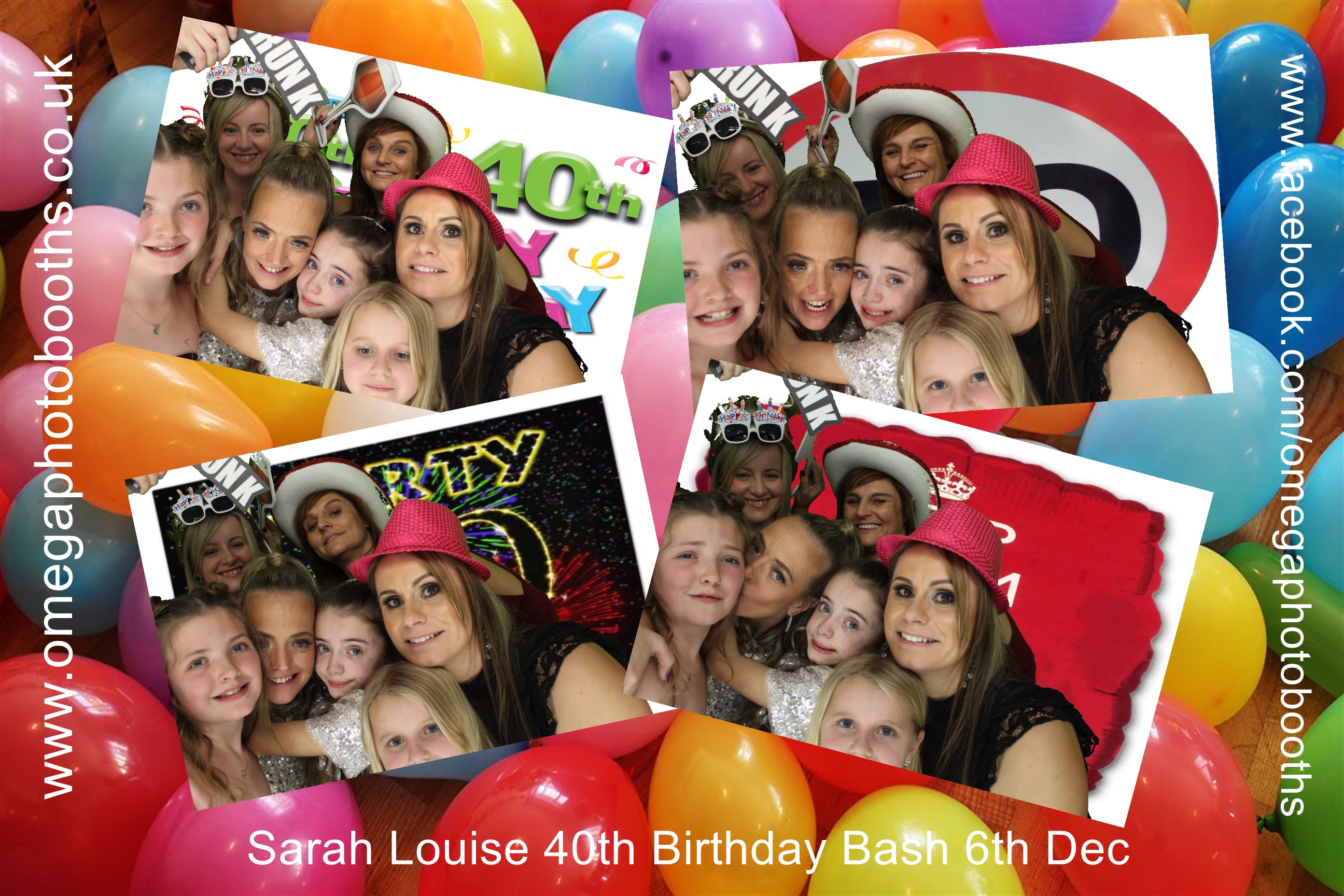 Sarah Louise 40th  | View more photos from the event at gallery.omegaphotobooths.co.uk/u/Omega-Photobooths/Sarah-Louise-40th